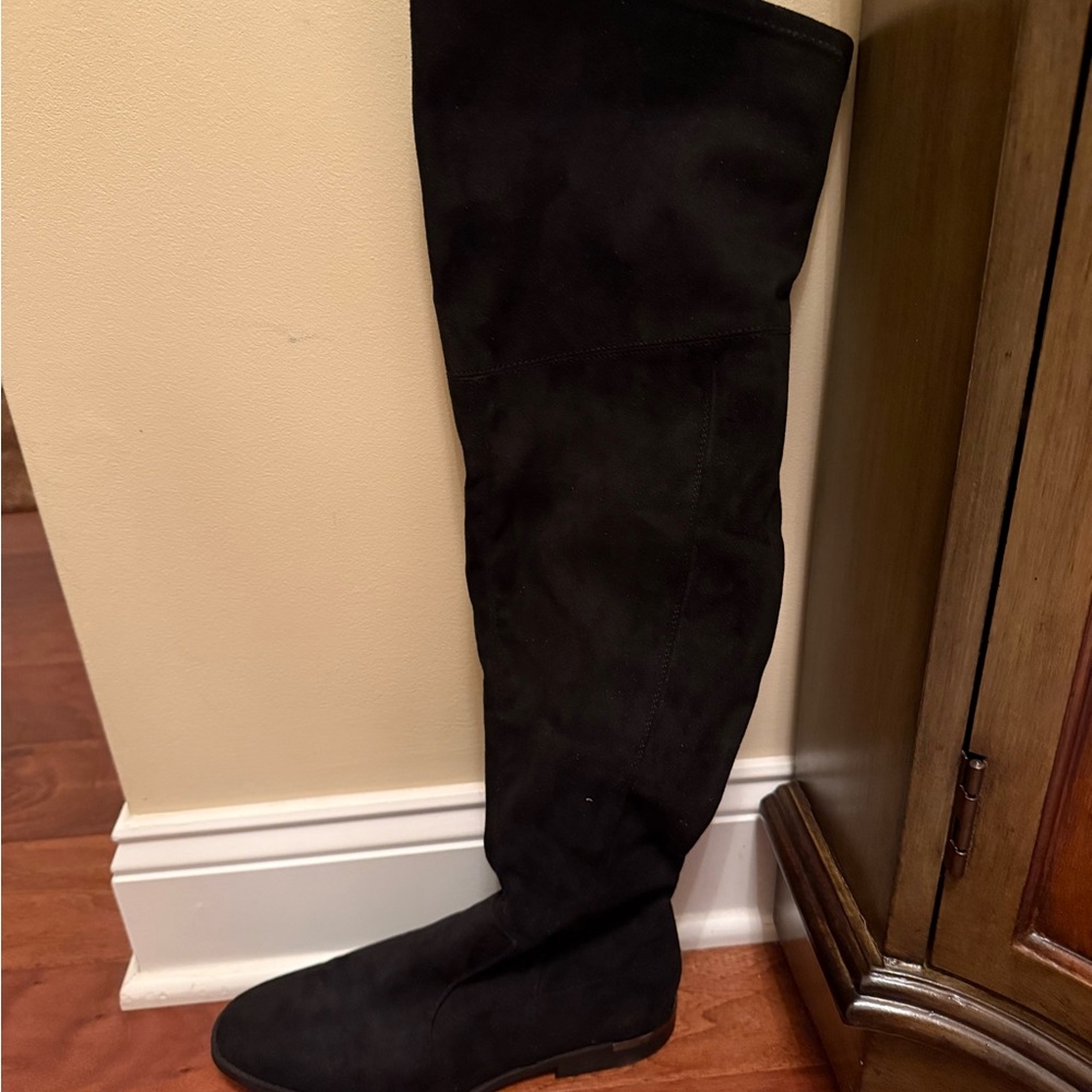 Marc Fisher Black Over the Knee Boots